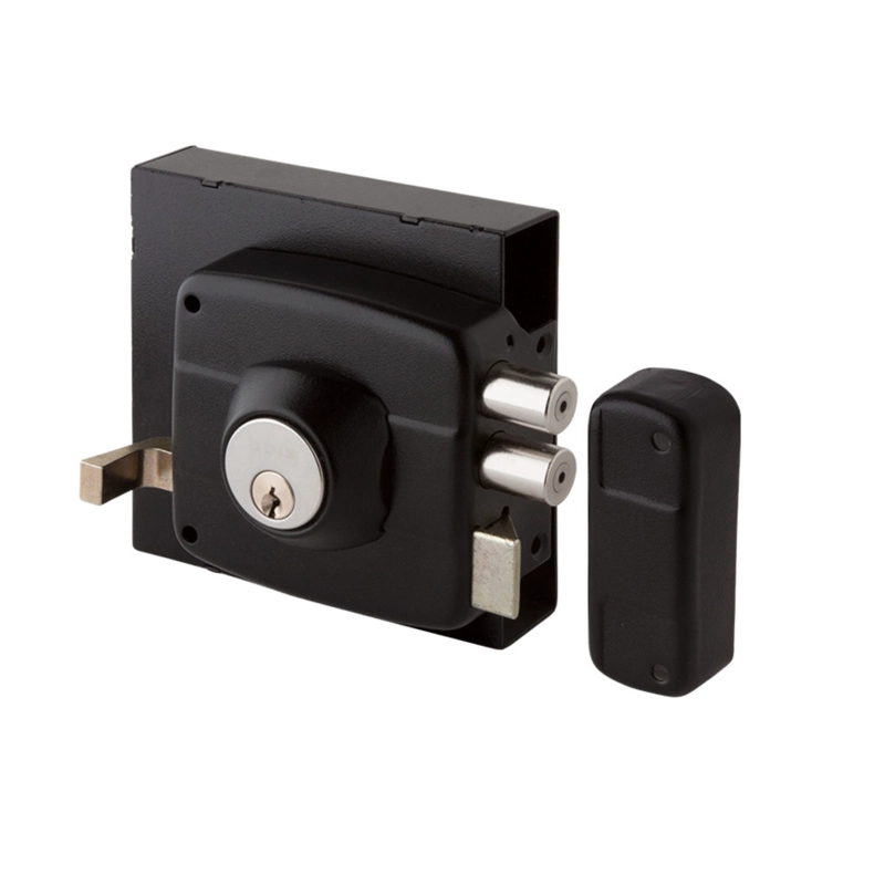 CERRADURA ODIS SOBREPONER 323 REJAS PORTONES CON CAJA - NEGRO - 1