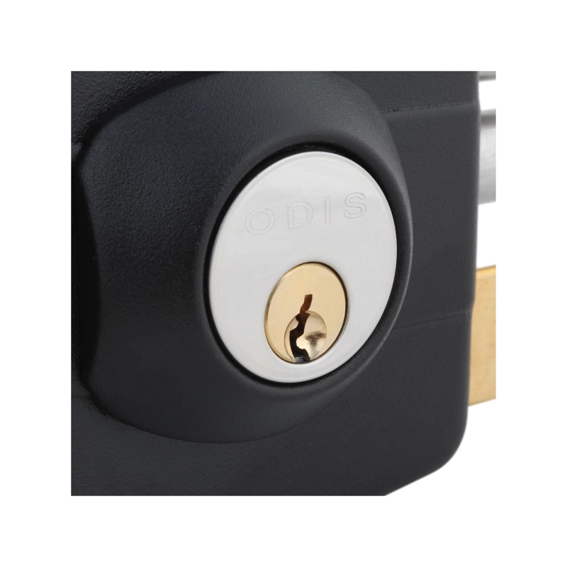 CERRADURA ODIS SOBREPONER 323 REJAS PORTONES CON CAJA - NEGRO - 5