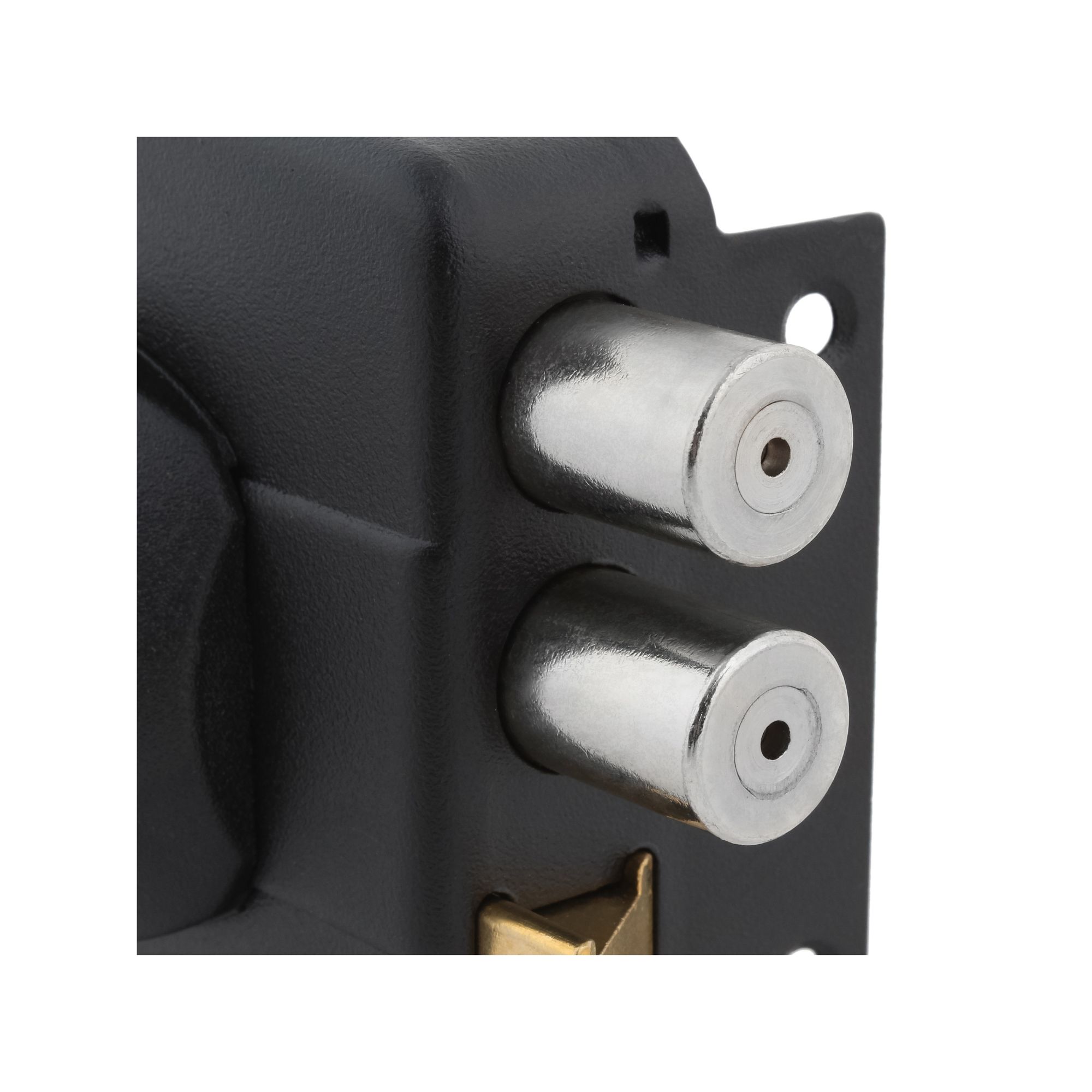 CERRADURA ODIS SOBREPONER 323 REJAS PORTONES CON CAJA - NEGRO - 6