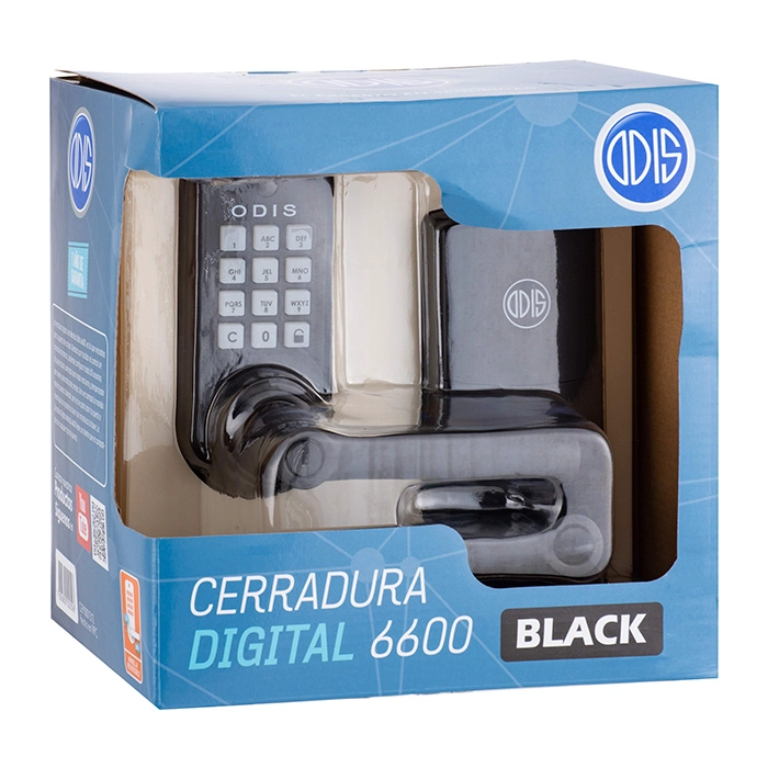 CERRADURA ODIS DIGITAL CON MANILLA 6600 - NEGRO - 7
