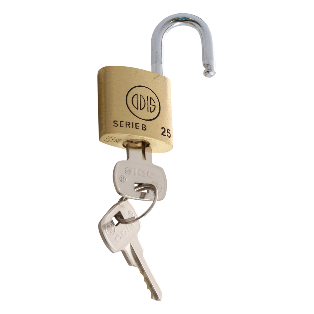 PACK ODIS 2 CANDADOS B25 25 MM LLAVES IGUALES - 3