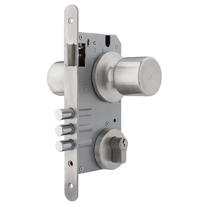 CERRADURA ODIS EMBUTIR 205 ACCESO - PLATA - 1
