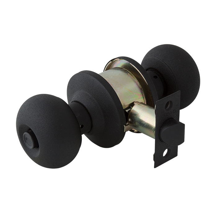 CERRADURA ODIS CILÍNDRICA 206 BAÑO - NEGRO - 1