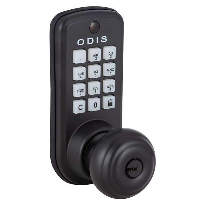 CERRADURA ODIS DIGITAL CON POMO 6500 - NEGRO - 1