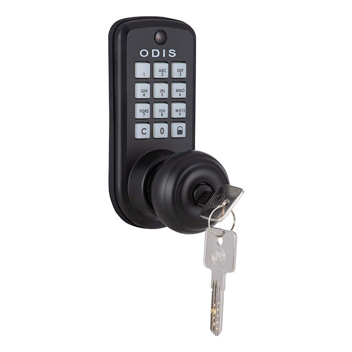 CERRADURA ODIS DIGITAL CON POMO 6500 - NEGRO - 2