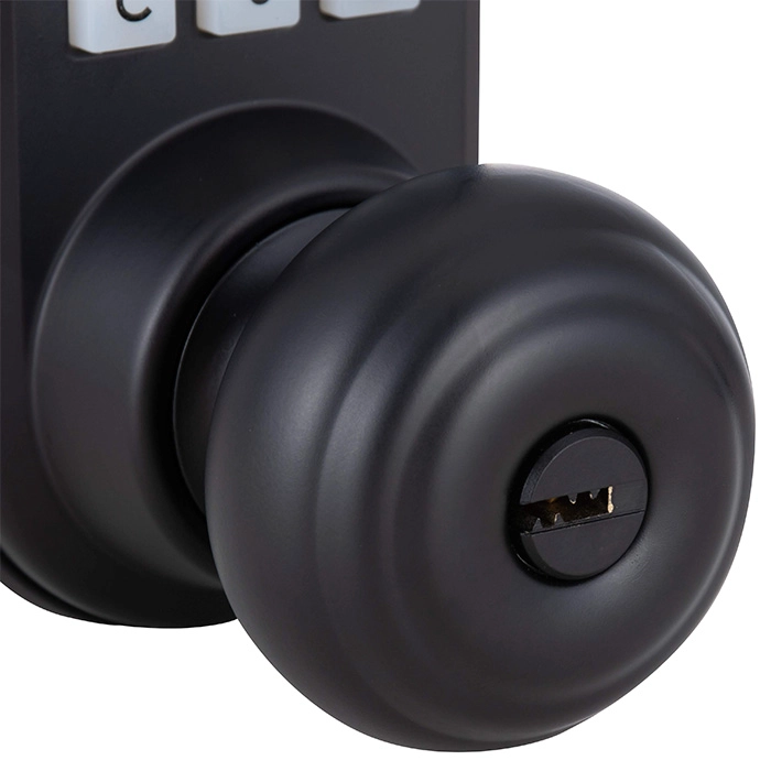 CERRADURA ODIS DIGITAL CON POMO 6500 - NEGRO - 5
