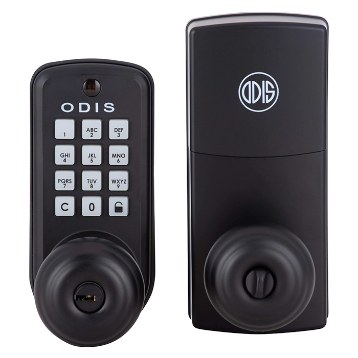 CERRADURA ODIS DIGITAL CON POMO 6500 - NEGRO - 6