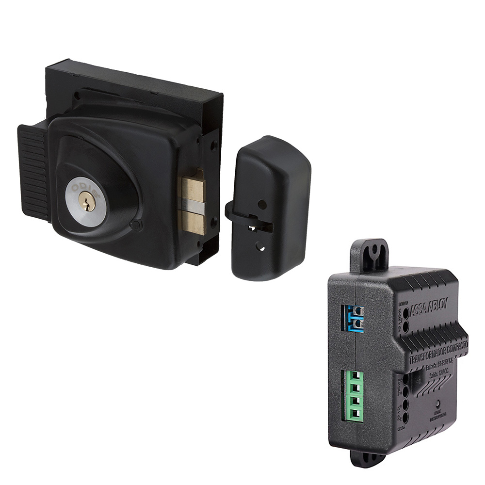 KIT ODIS CERRADURA ELÉCTRICA SOBREPONER 783 + TRANSFORMADOR - 1