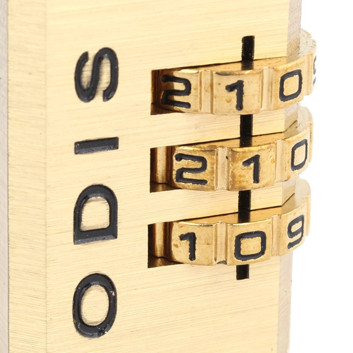 CANDADO ODIS COMBINACIÓN 21 MM 3 DIALES MALETA CASILLERO - 4