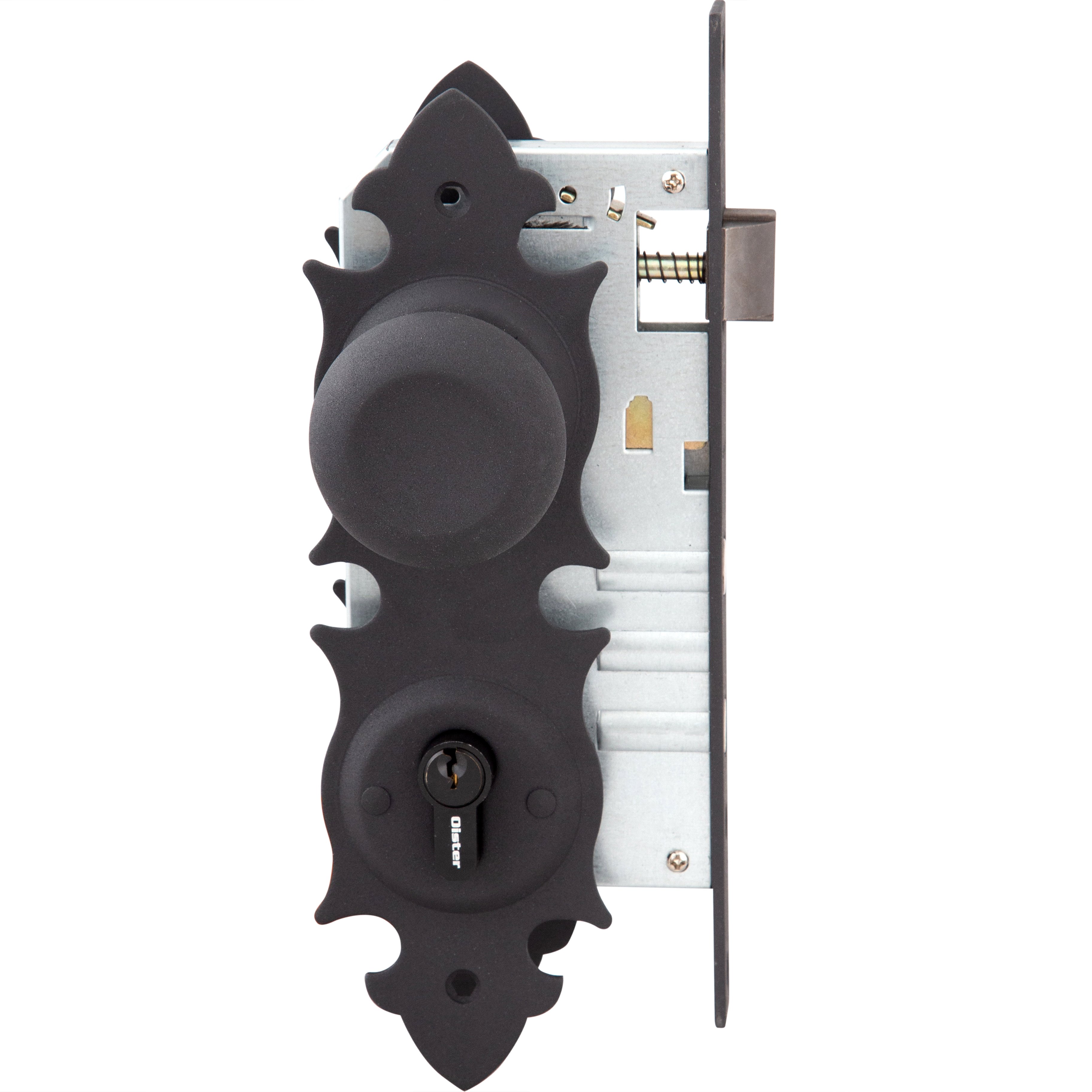 CERRADURA OISTER EMBUTIR TRANCURA ACCESO - NEGRO - 2
