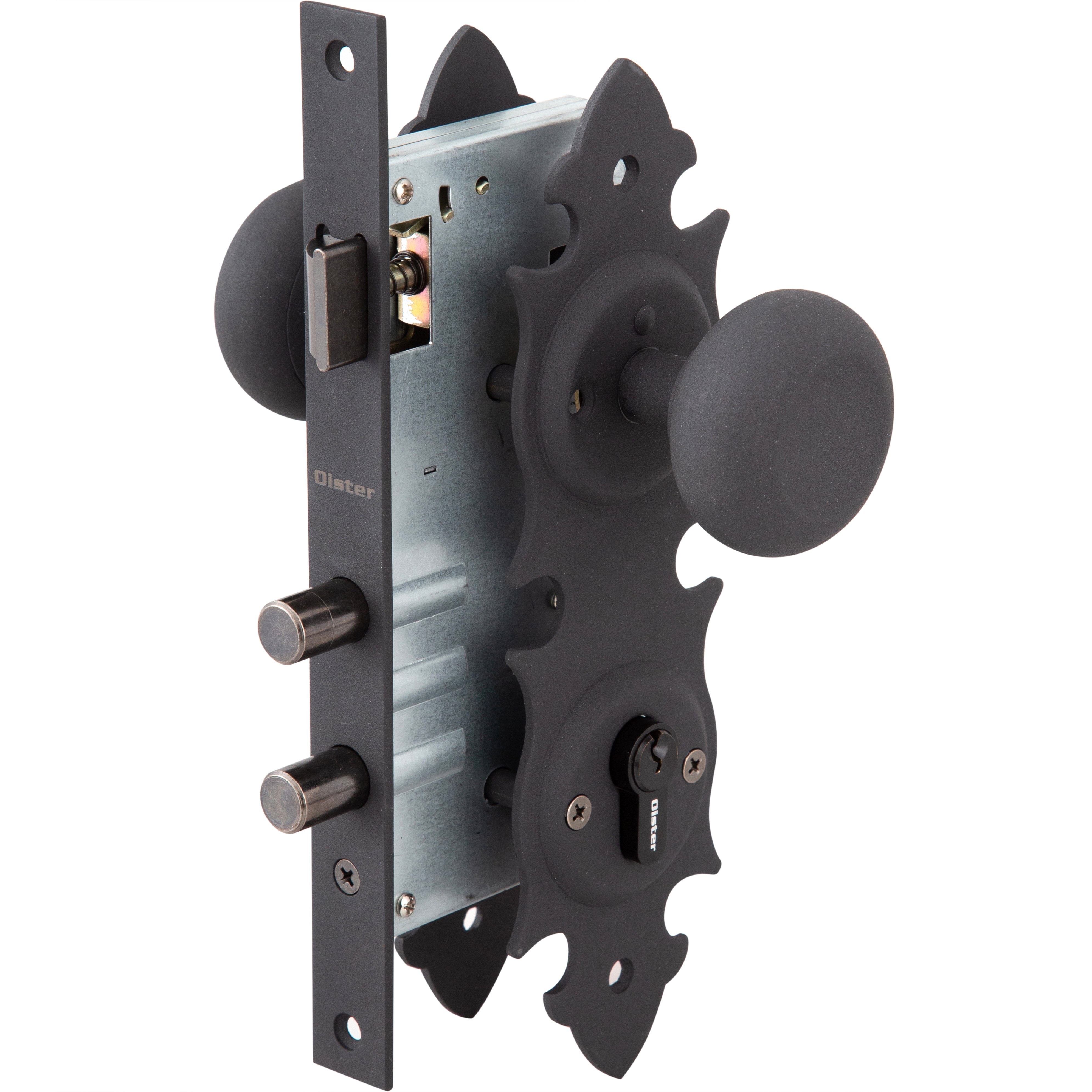CERRADURA OISTER EMBUTIR TRANCURA ACCESO - NEGRO - 3