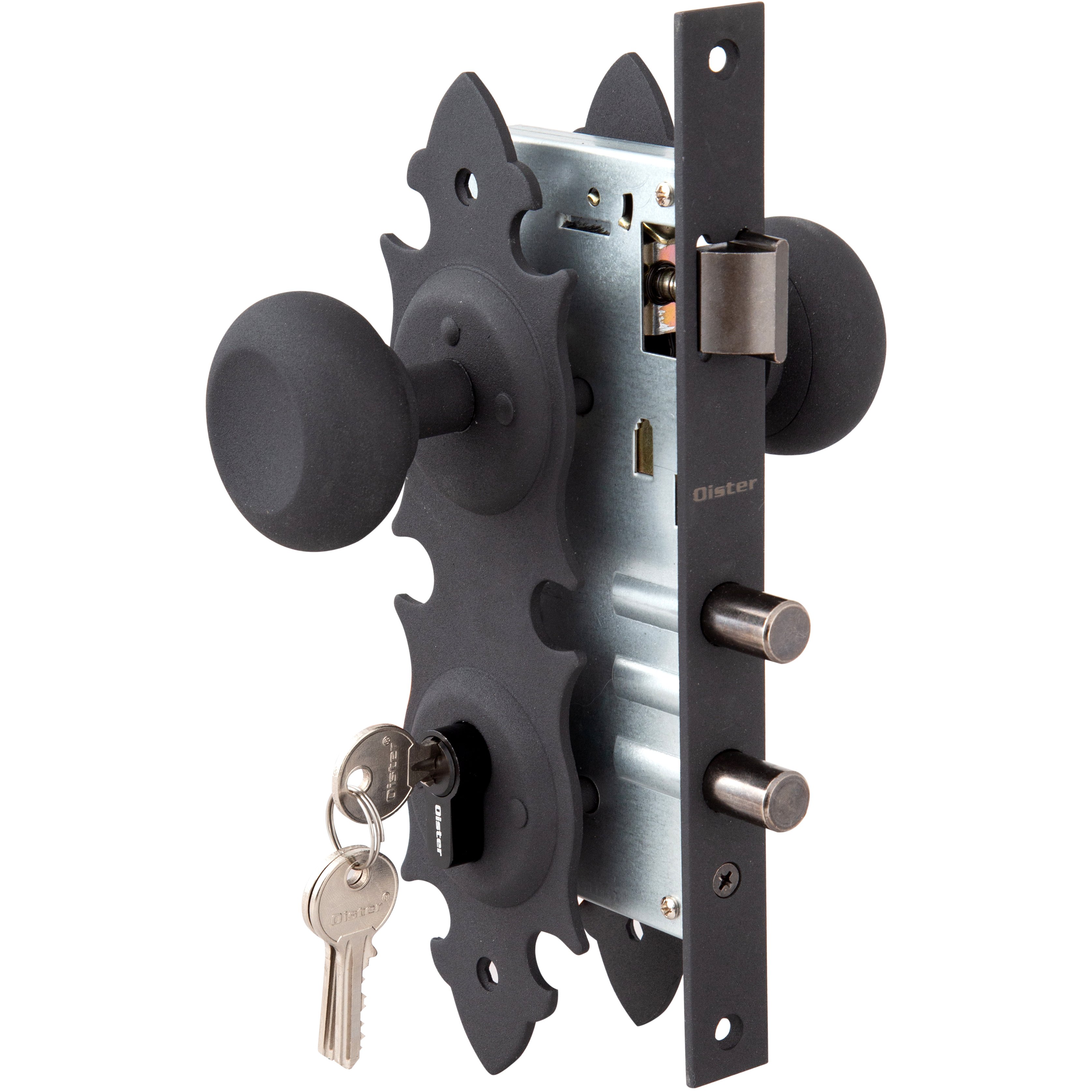 CERRADURA OISTER EMBUTIR TRANCURA ACCESO - NEGRO - 4