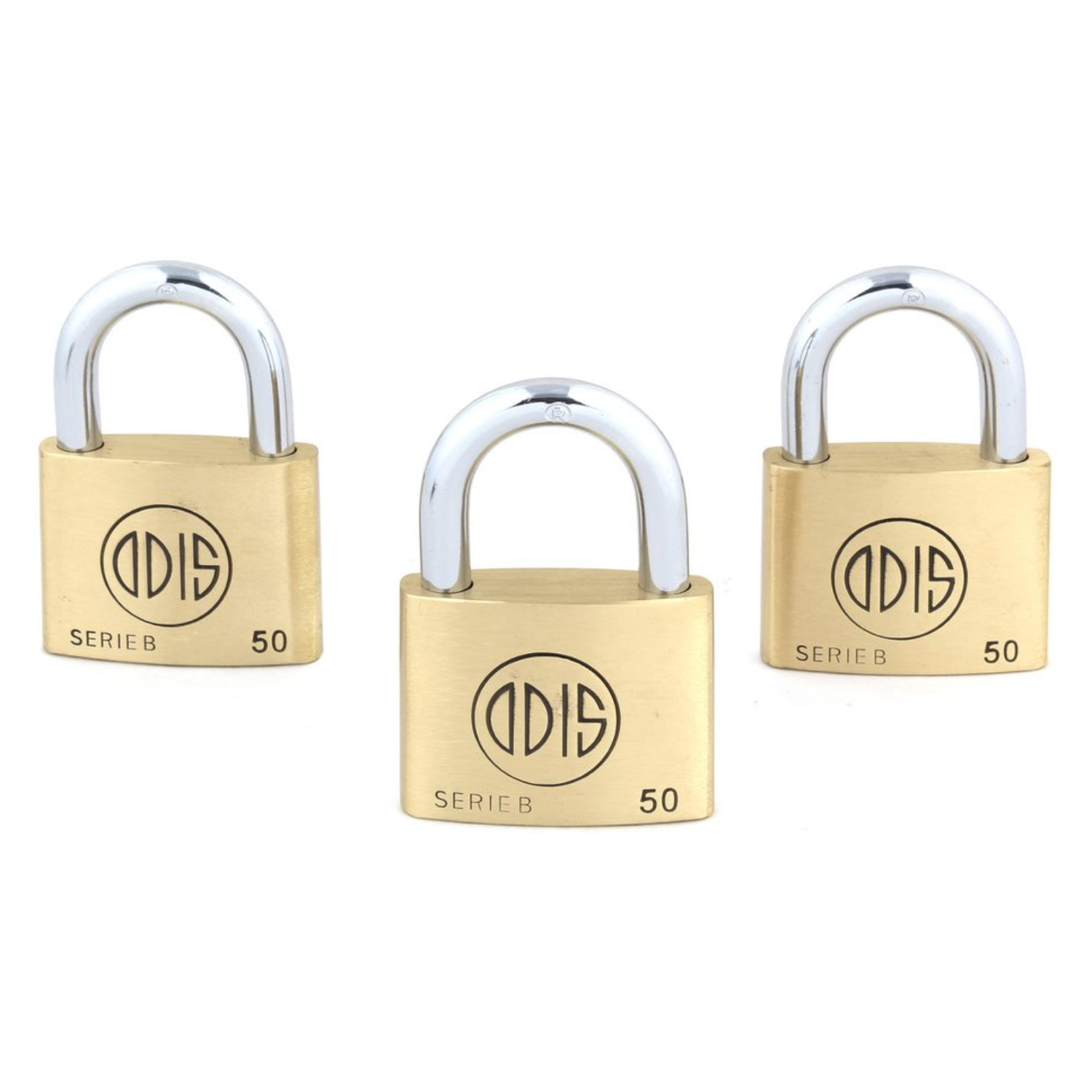 PACK ODIS 3 CANDADOS B50 50 MM LLAVES IGUALES - 2