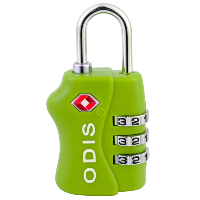 CANDADO ODIS TSA MALETA VIAJE 33 MM COMBINACIÓN VERDE - 1