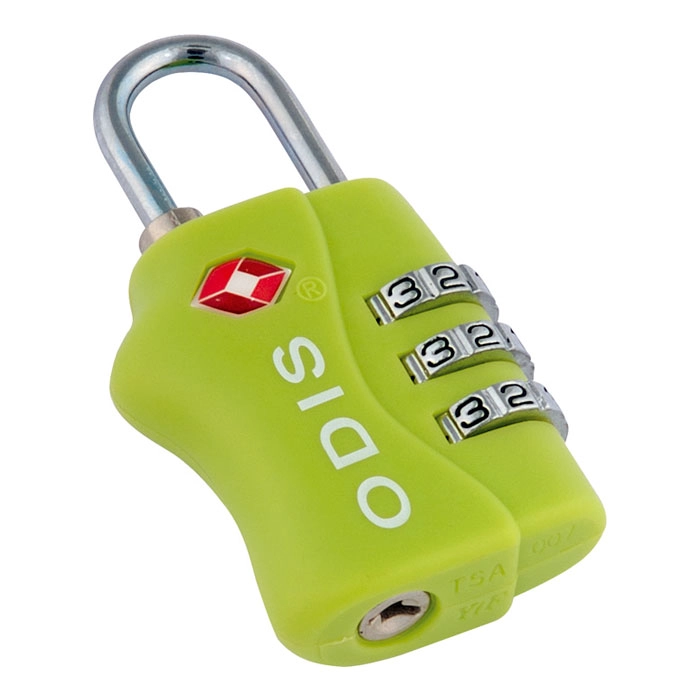 CANDADO ODIS TSA MALETA VIAJE 33 MM COMBINACIÓN VERDE - 2