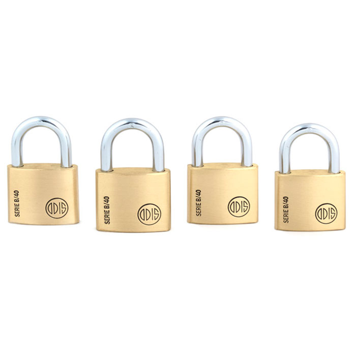 PACK ODIS 4 CANDADOS B40 40 MM LLAVES IGUALES - 2