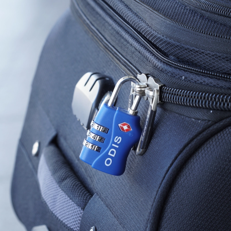 CANDADO ODIS TSA MALETA VIAJE 33 MM COMBINACIÓN AZUL - 2