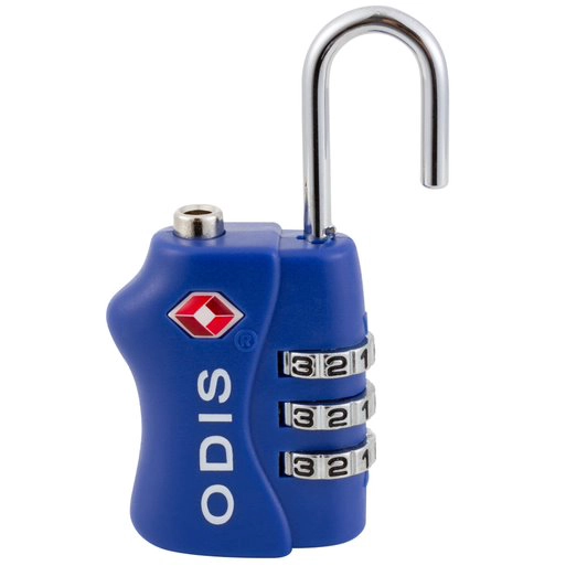 CANDADO ODIS TSA MALETA VIAJE 33 MM COMBINACIÓN AZUL - 4