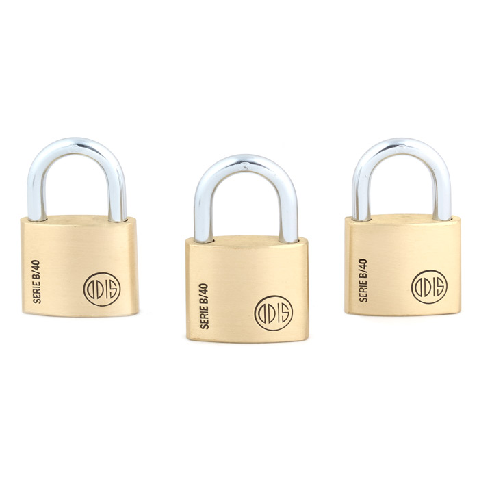 PACK ODIS 3 CANDADOS B40 40 MM LLAVES IGUALES - 2