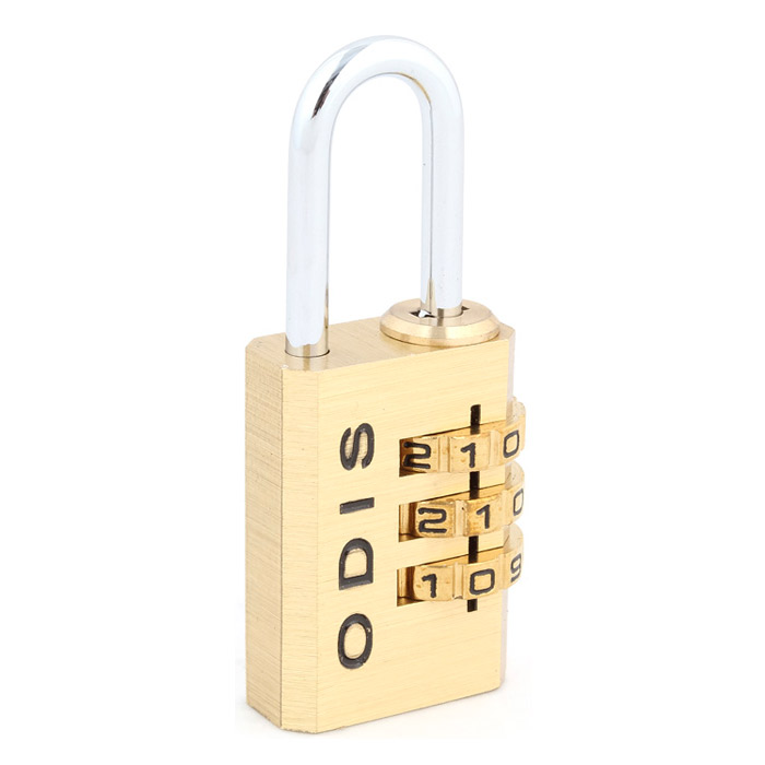 PACK ODIS 2 CANDADOS COMBINACIÓN 3 Y 4 DIALES MALETA CASILLERO - 4