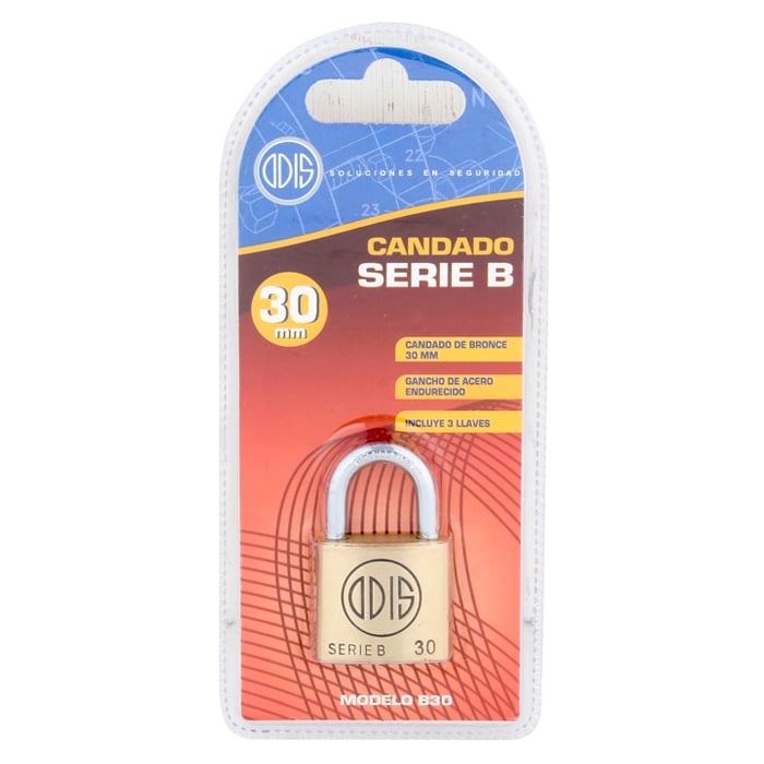 CANDADO ODIS B30 30MM - 6