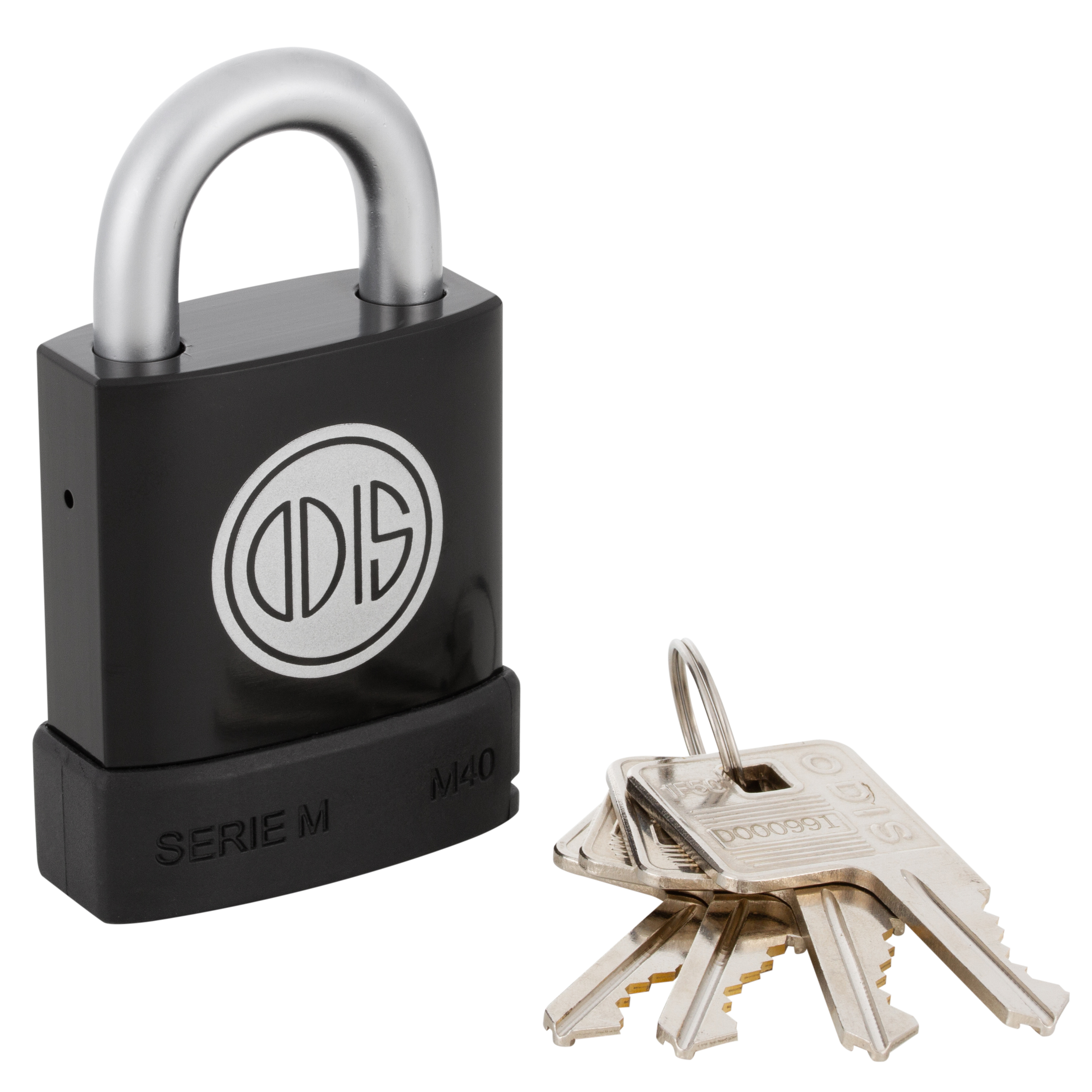 CANDADO ODIS M40 PROTECTED 48 MM NEGRO - 4