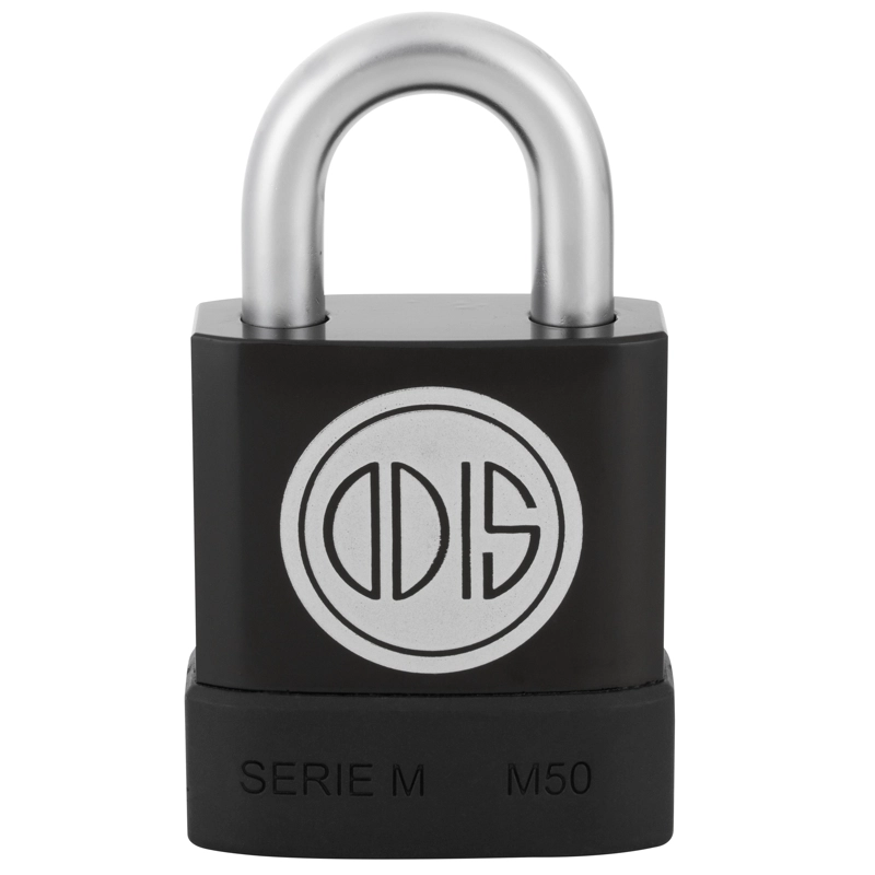 CANDADO ODIS M50 PROTECTED 54MM - EN COLOR NEGRO - 2