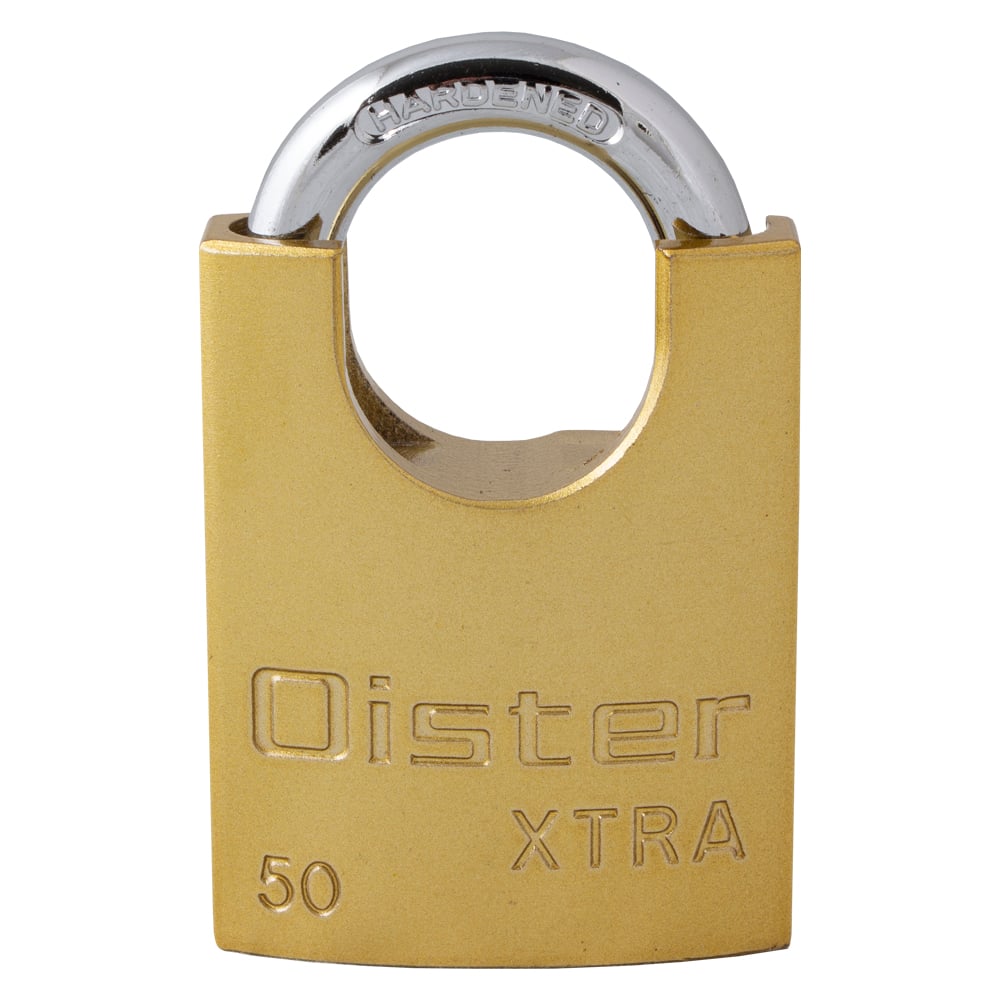 CANDADO OISTER XTRA HOMBROS 50 MM FIERRO BRONCE - 1