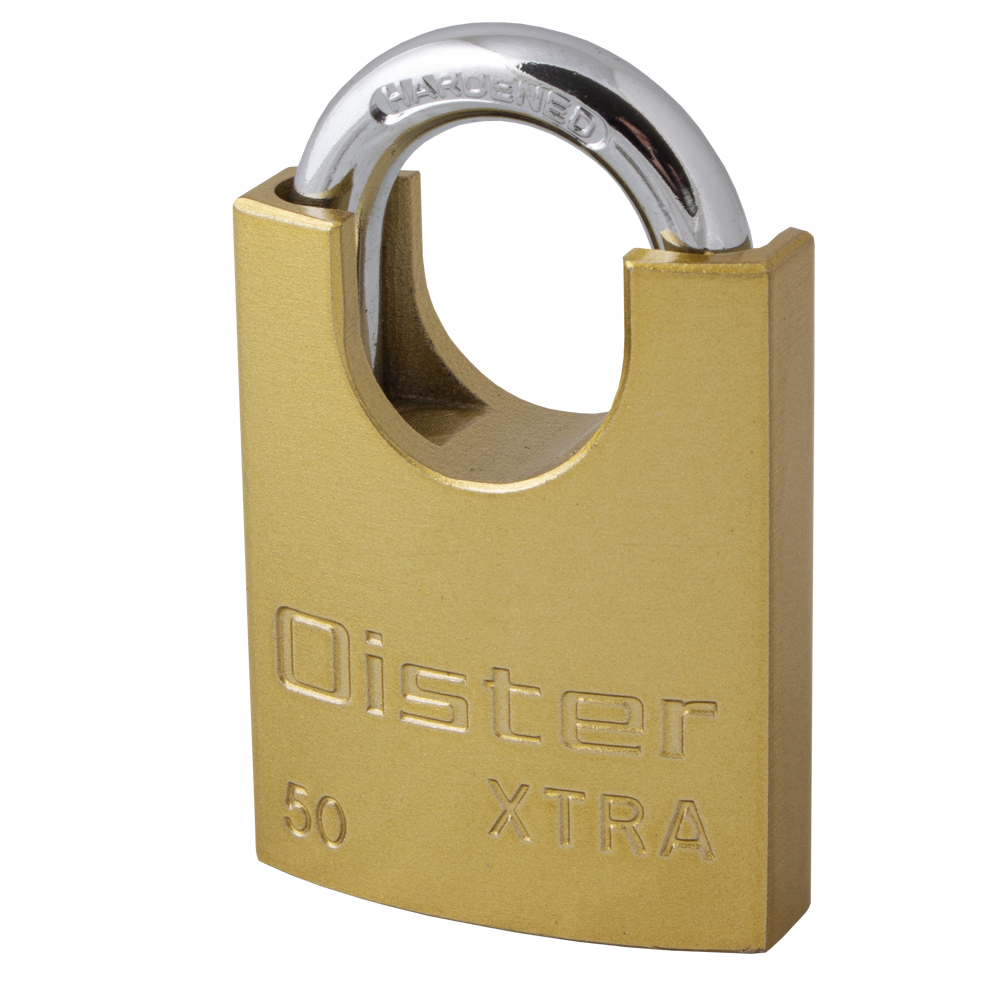 CANDADO OISTER XTRA HOMBROS 50 MM FIERRO BRONCE - 4