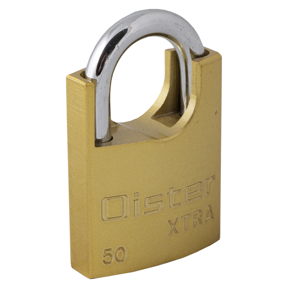 CANDADO OISTER XTRA HOMBROS 50 MM FIERRO BRONCE - 7