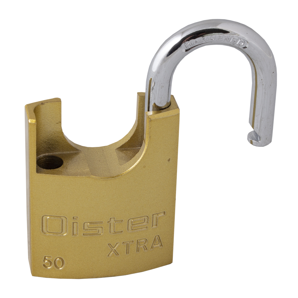 CANDADO OISTER XTRA HOMBROS 50 MM FIERRO BRONCE - 8