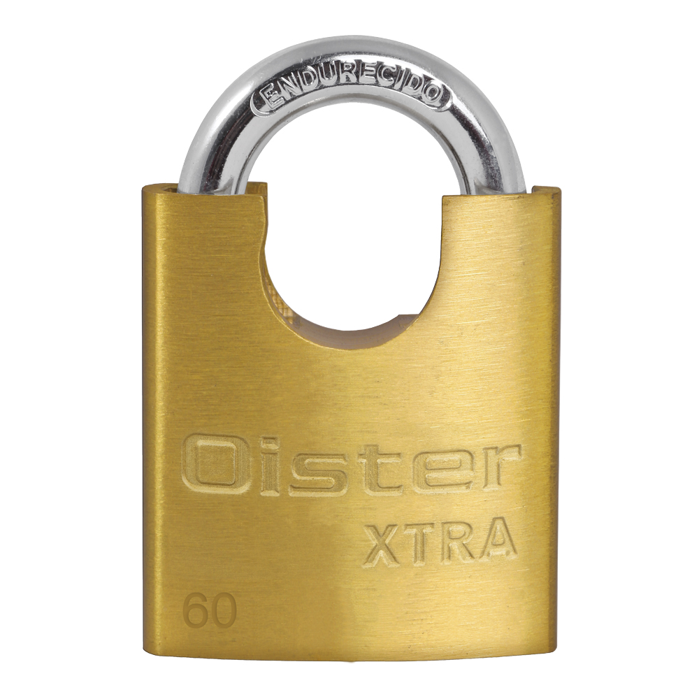 CANDADO OISTER XTRA HOMBROS 60 MM FIERRO BRONCE - 1