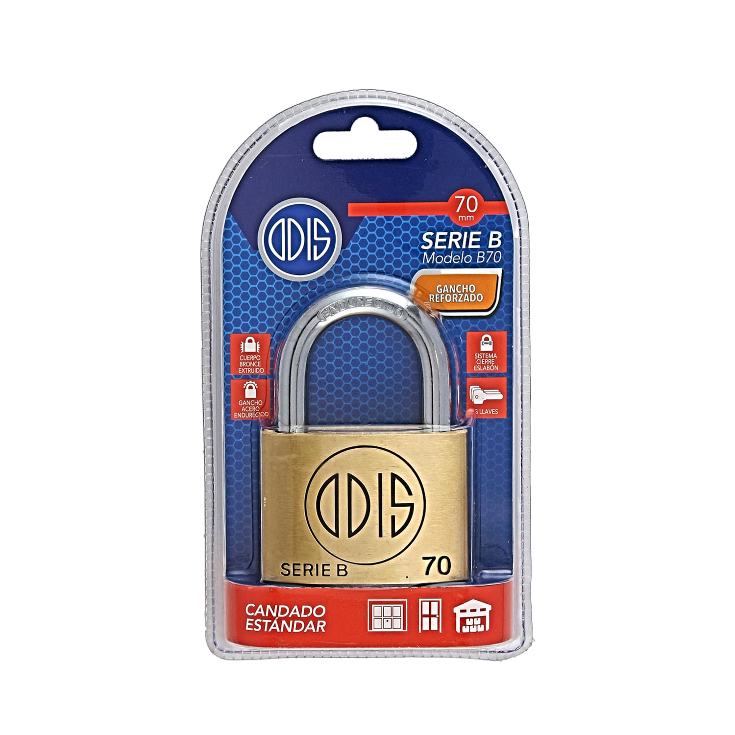 CANDADO ODIS B70 70MM - 5