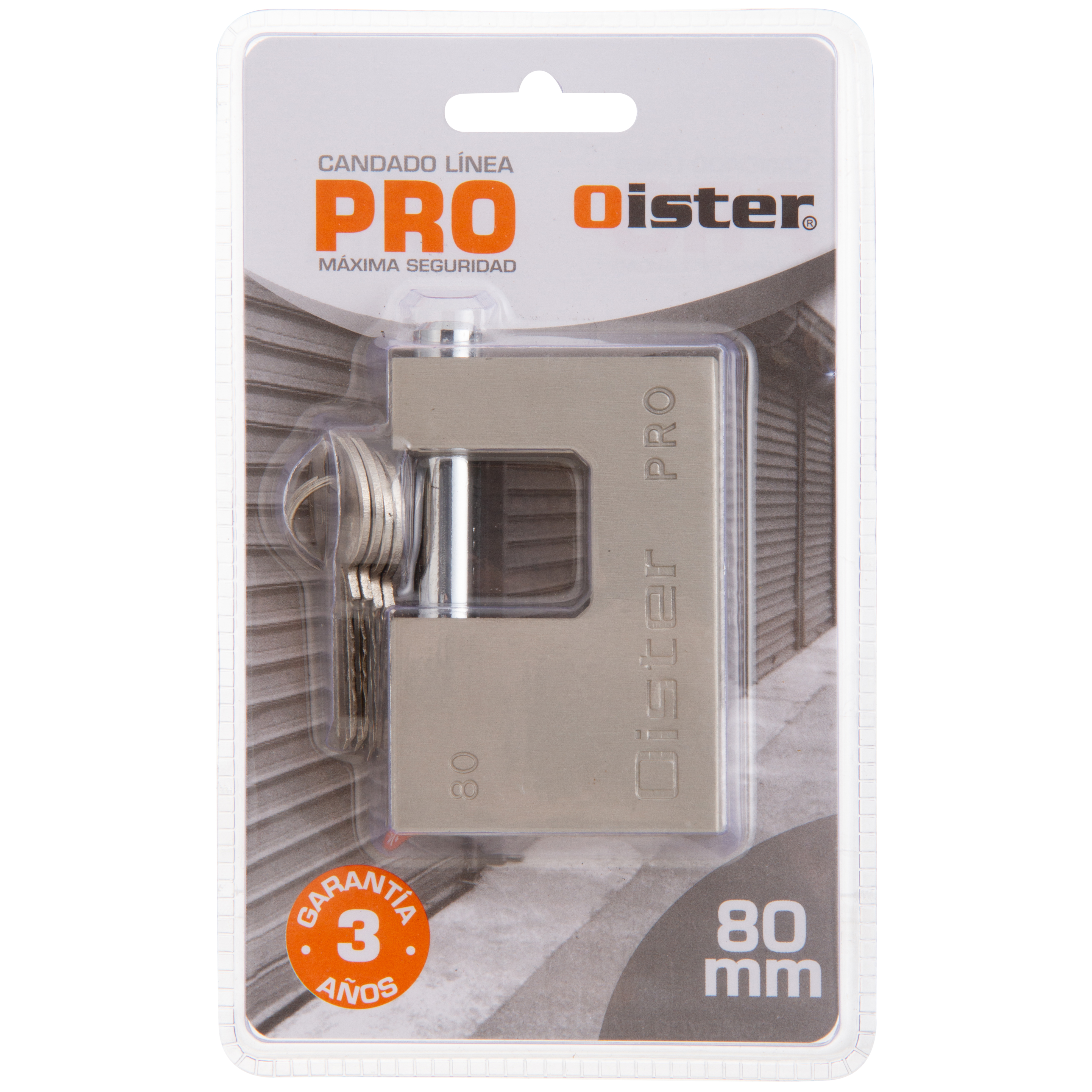 CANDADO OISTER PARA CORTINA PRO 80 MM - 6