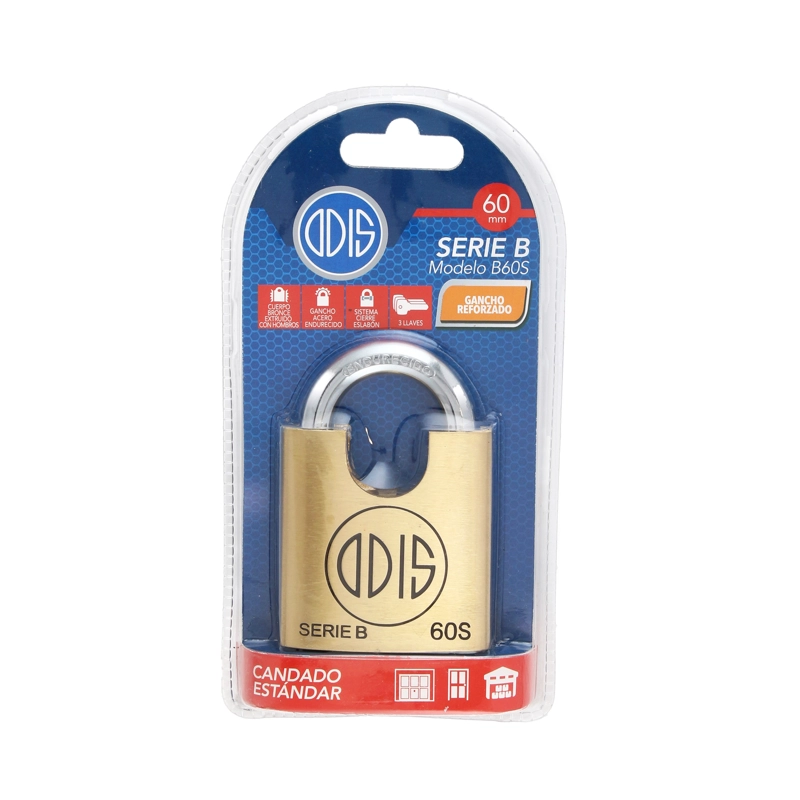 CANDADO ODIS SERIE B 60MM CON HOMBROS - 5