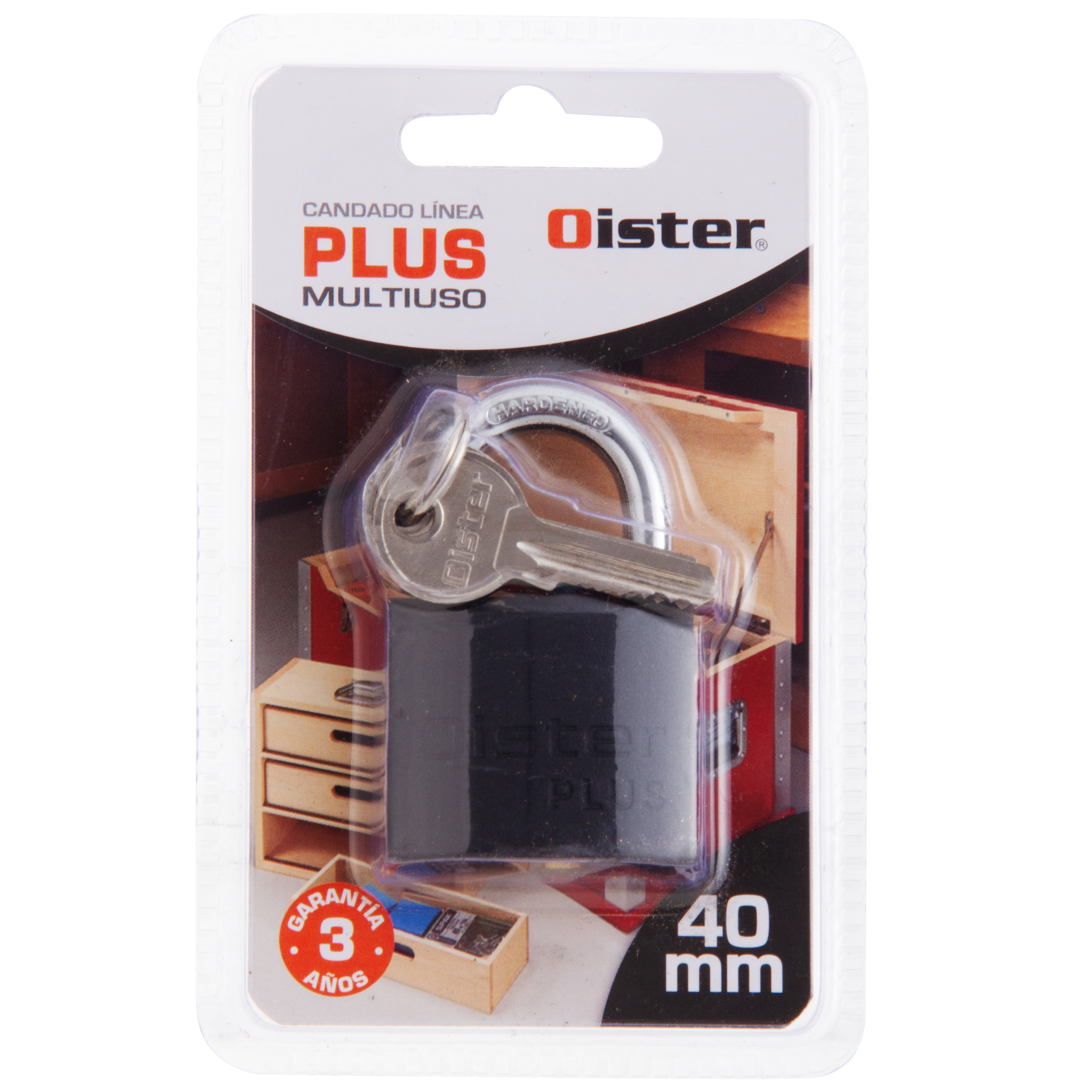 CANDADO OISTER PLUS 40MM - 7