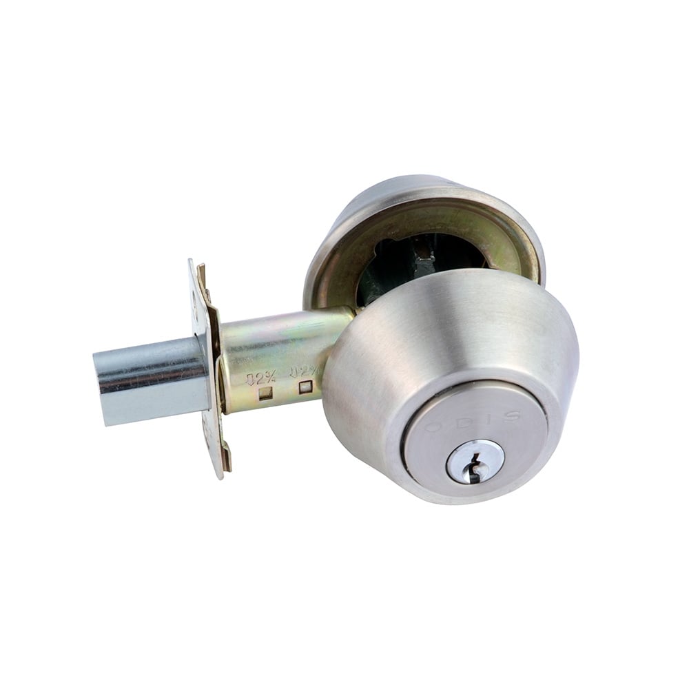 CERROJO ODIS 502 LLAVE-LLAVE PLATA - 4