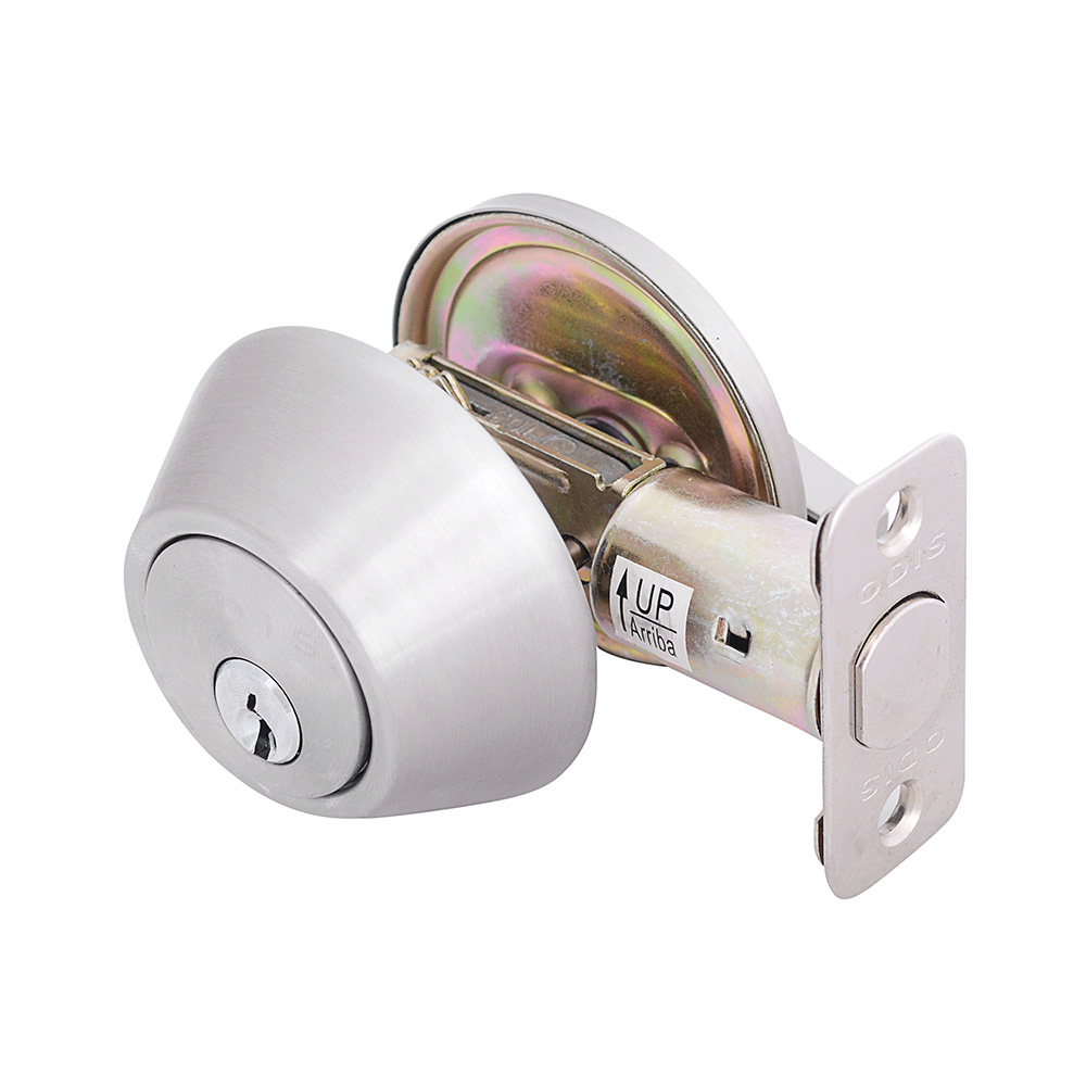 CERROJO ODIS 502 LLAVE-LLAVE PLATA - 6