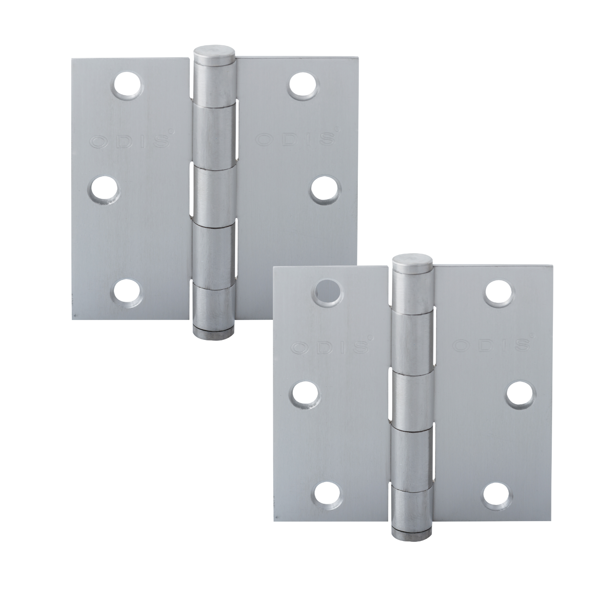 PACK 2 BISAGRAS ACERO ODIS 3”×3”×2,0MM - PLATA - 1