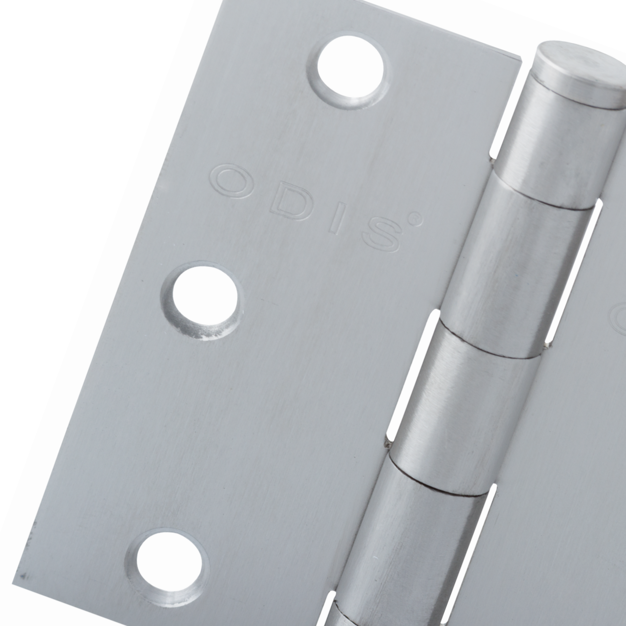 PACK 2 BISAGRAS ACERO ODIS 3,5”×3,5”×2,0MM - PLATA - 3