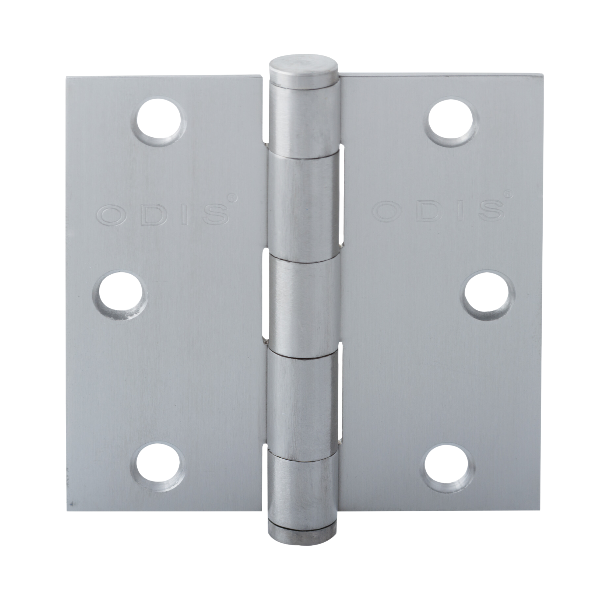 PACK 2 BISAGRAS ACERO ODIS 3,5”×3,5”×2,0MM - PLATA - 5