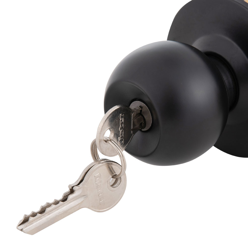 CERRADURA OISTER CILÍNDRICA 101 ACCESO - NEGRO - 7