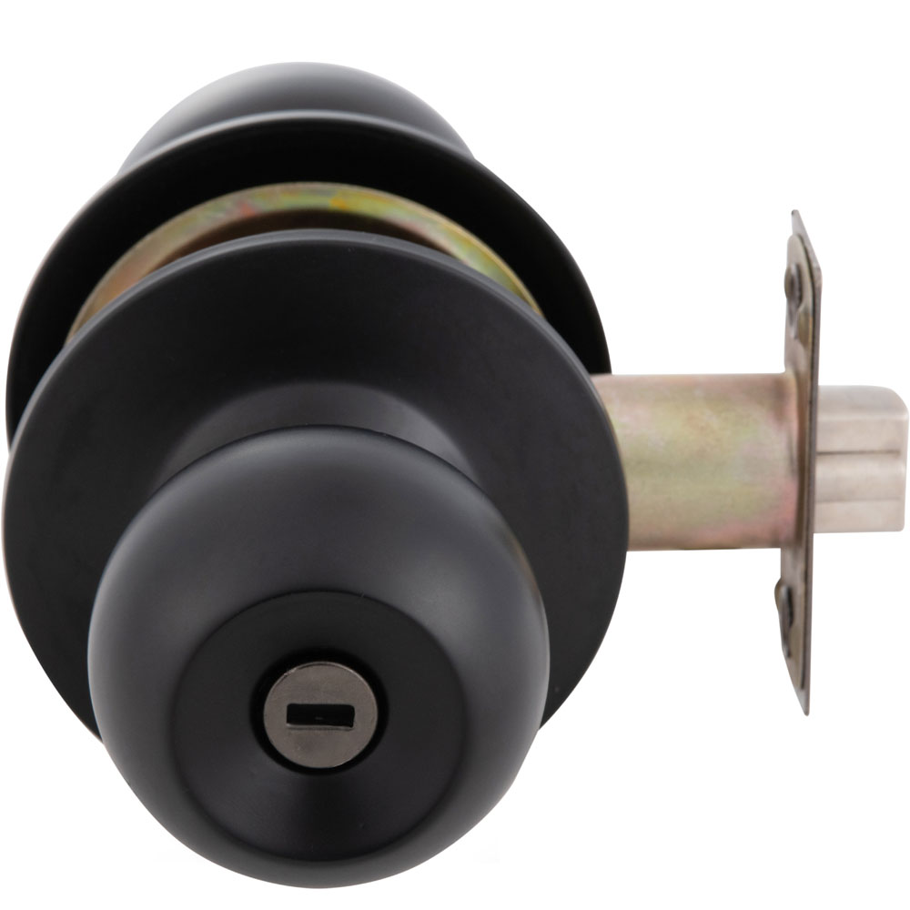 CERRADURA OISTER CILÍNDRICA 101 BAÑO - NEGRO - 4