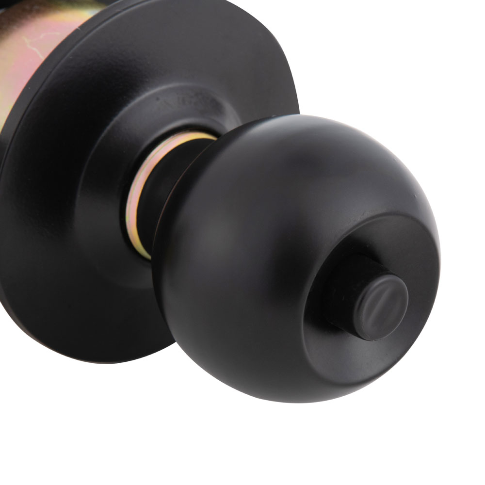 CERRADURA OISTER CILÍNDRICA 101 BAÑO - NEGRO - 5