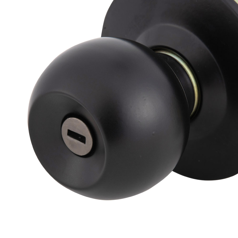 CERRADURA OISTER CILÍNDRICA 101 BAÑO - NEGRO - 6