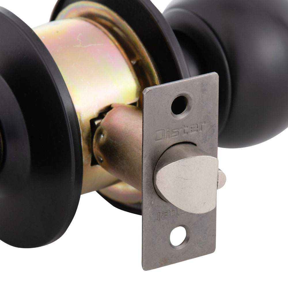 CERRADURA OISTER CILÍNDRICA 101 BAÑO - NEGRO - 7