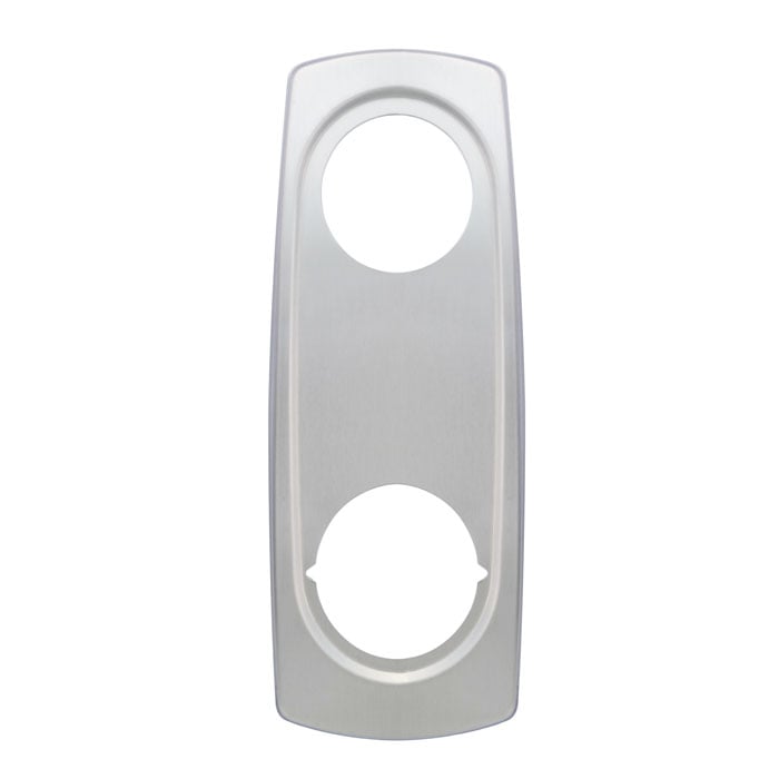 ESCUDO ODIS DOBLE INOXIDABLE PLATA - 2