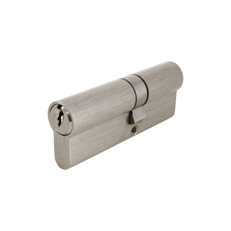 CILINDRO ODIS LLAVE-LLAVE ESTÁNDAR 80 MM 35-45 LEVA CENTRADA PLATA - 2