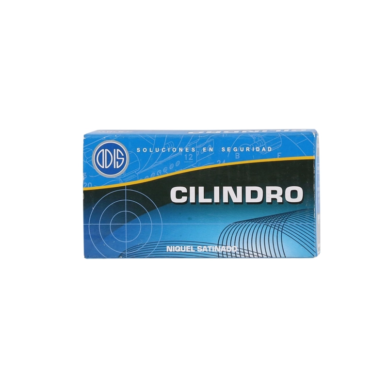 CILINDRO ODIS LLAVE-LLAVE ESTÁNDAR 80 MM 35-45 LEVA CENTRADA PLATA - 6