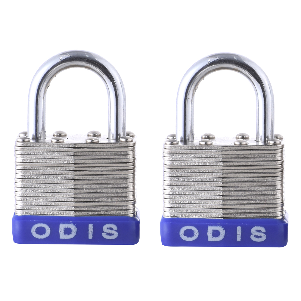 PACK ODIS 2 CANDADOS LAMINADOS 50 MM ACERO ZINCADO - 2